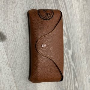 RayBan Sunglass Case Brown